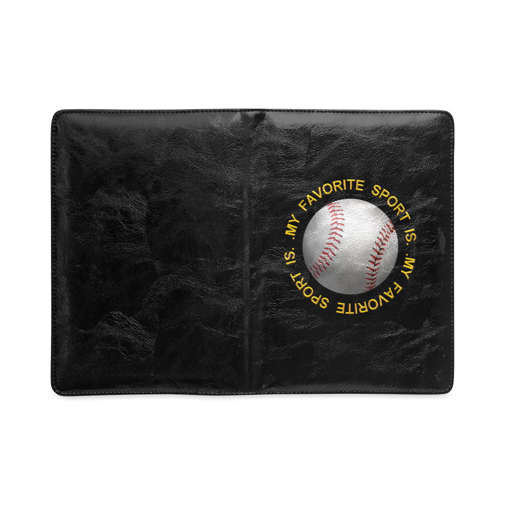 My Favorite Sport is Baseball Custom NoteBook A5