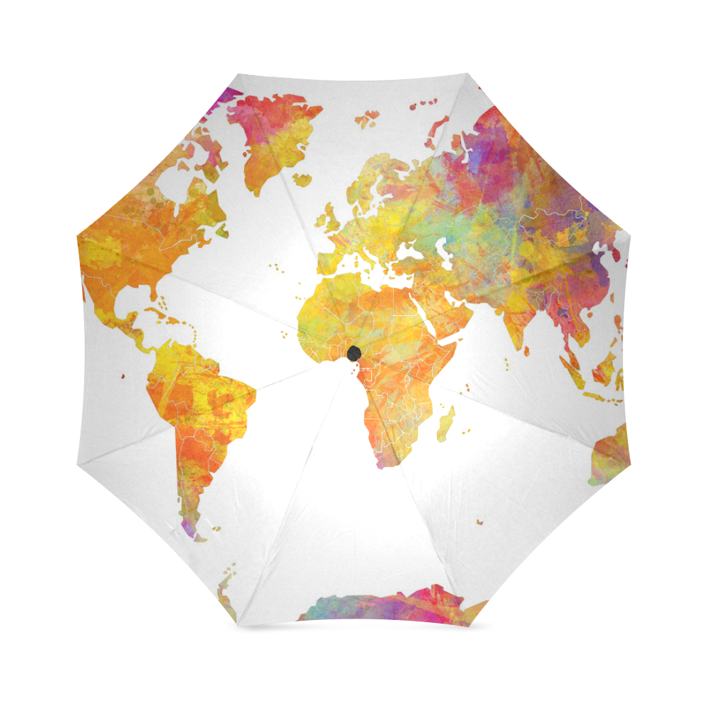 world map Foldable Umbrella (Model U01)