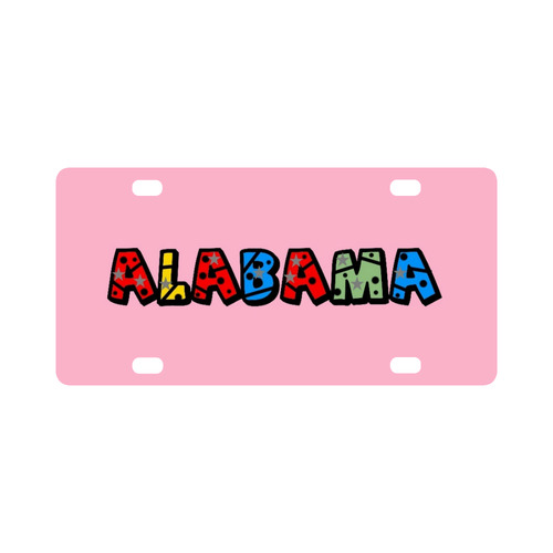 Alabama by Popart Lover Classic License Plate