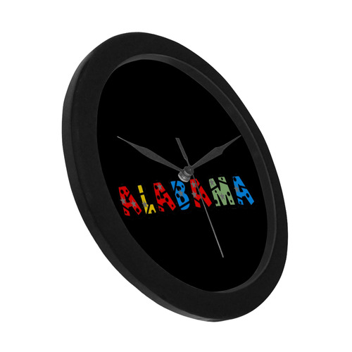 Alabama by Popart Lover Circular Plastic Wall clock