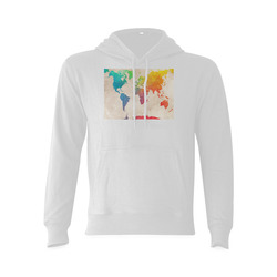 world map Oceanus Hoodie Sweatshirt (Model H03)