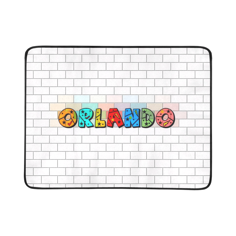 Orlando by Popart Lover Beach Mat 78"x 60"