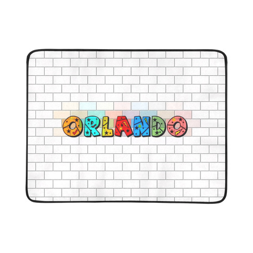 Orlando by Popart Lover Beach Mat 78"x 60"