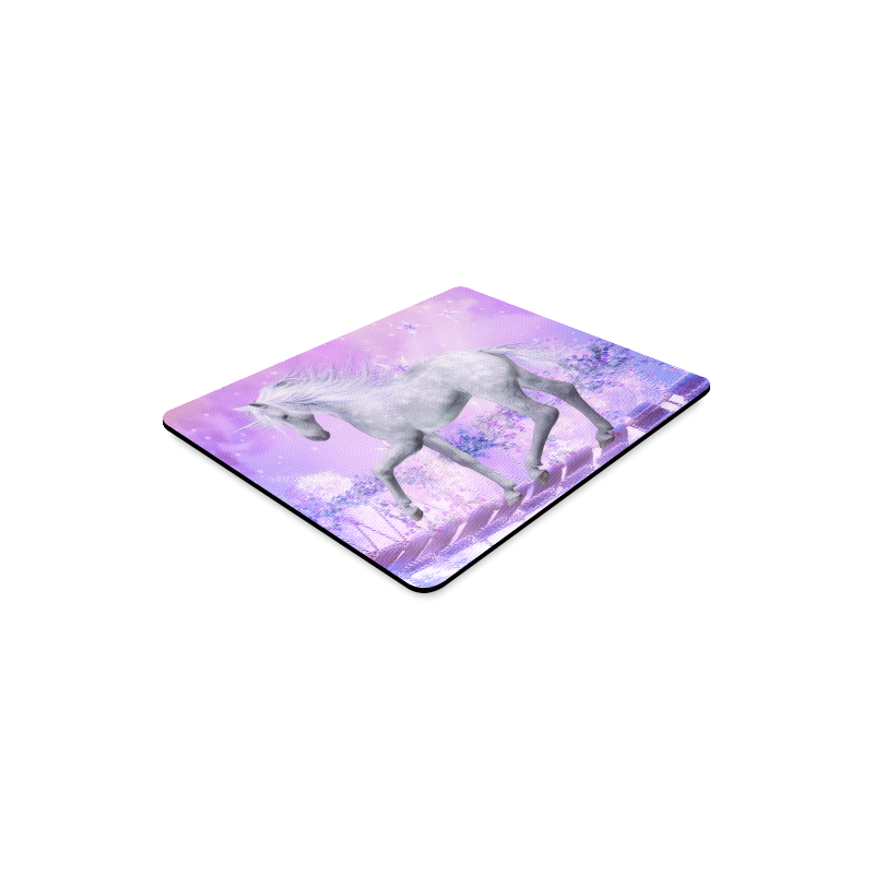pink unicorn Rectangle Mousepad