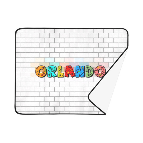 Orlando by Popart Lover Beach Mat 78"x 60"