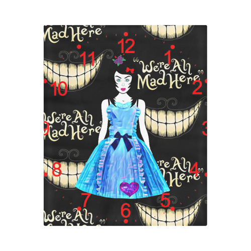 alice-we are all mad here Duvet Cover 86"x70" ( All-over-print)