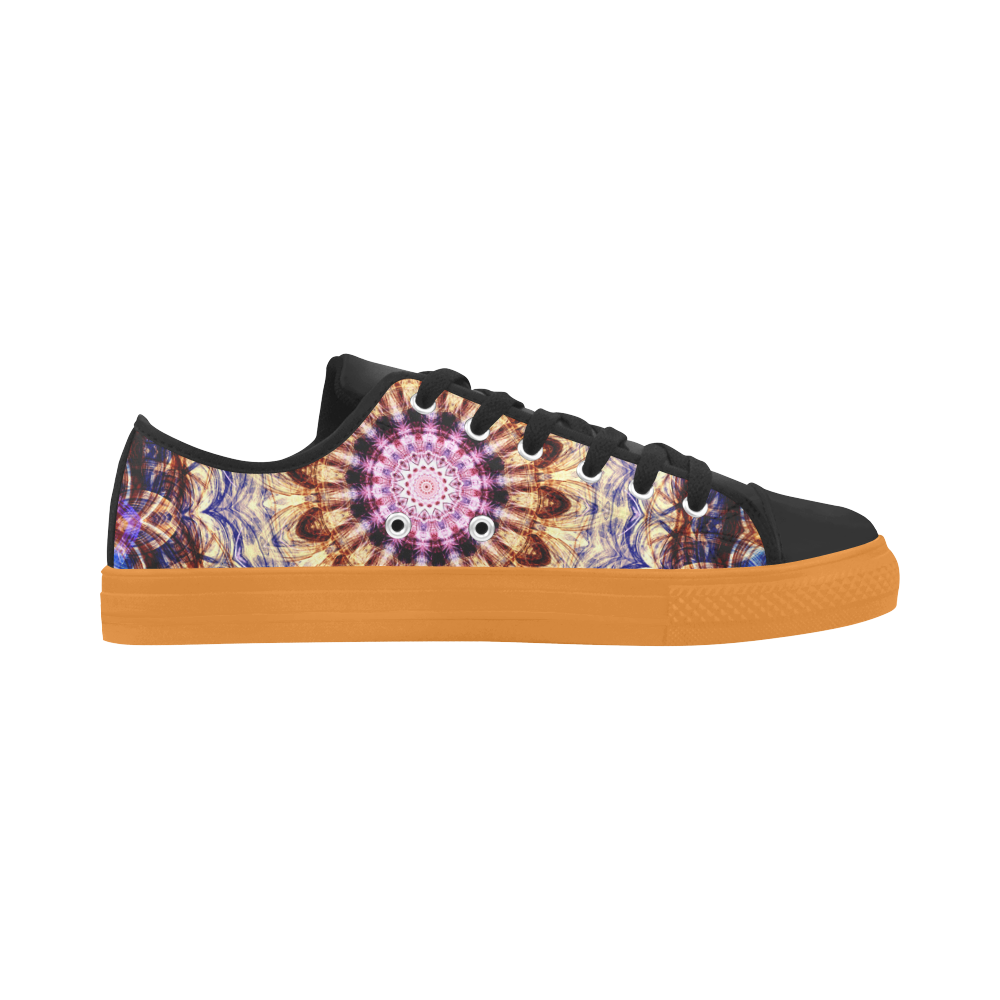 Dreamy Mandala Aquila Microfiber Leather Women's Shoes (Model 031)