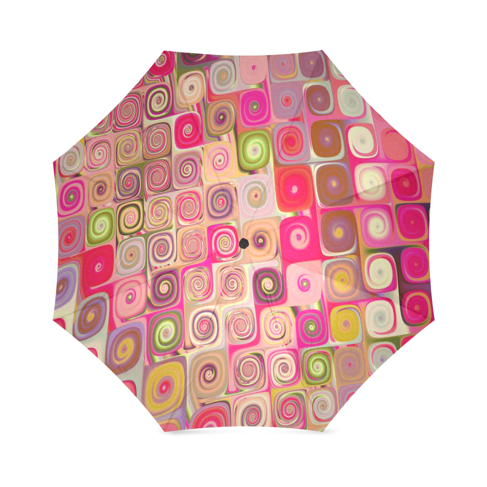 Cascade 7 Brago Mitchell Fractal Mosaic Foldable Umbrella (Model U01)