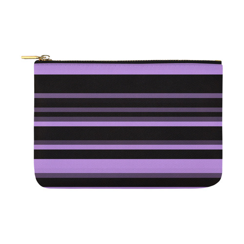 Lavender Stripes Carry-All Pouch 12.5''x8.5''