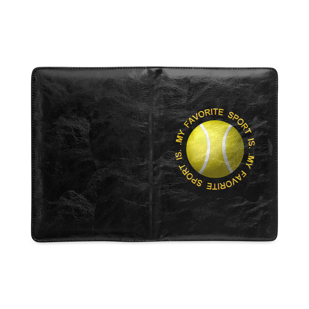 My Favorite Sport is Tennis Custom NoteBook A5