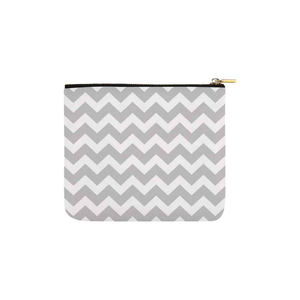 New in shop : Designers vintage bag with zig-zag Stripes. Purple Pink edition Carry-All Pouch 6''x5''