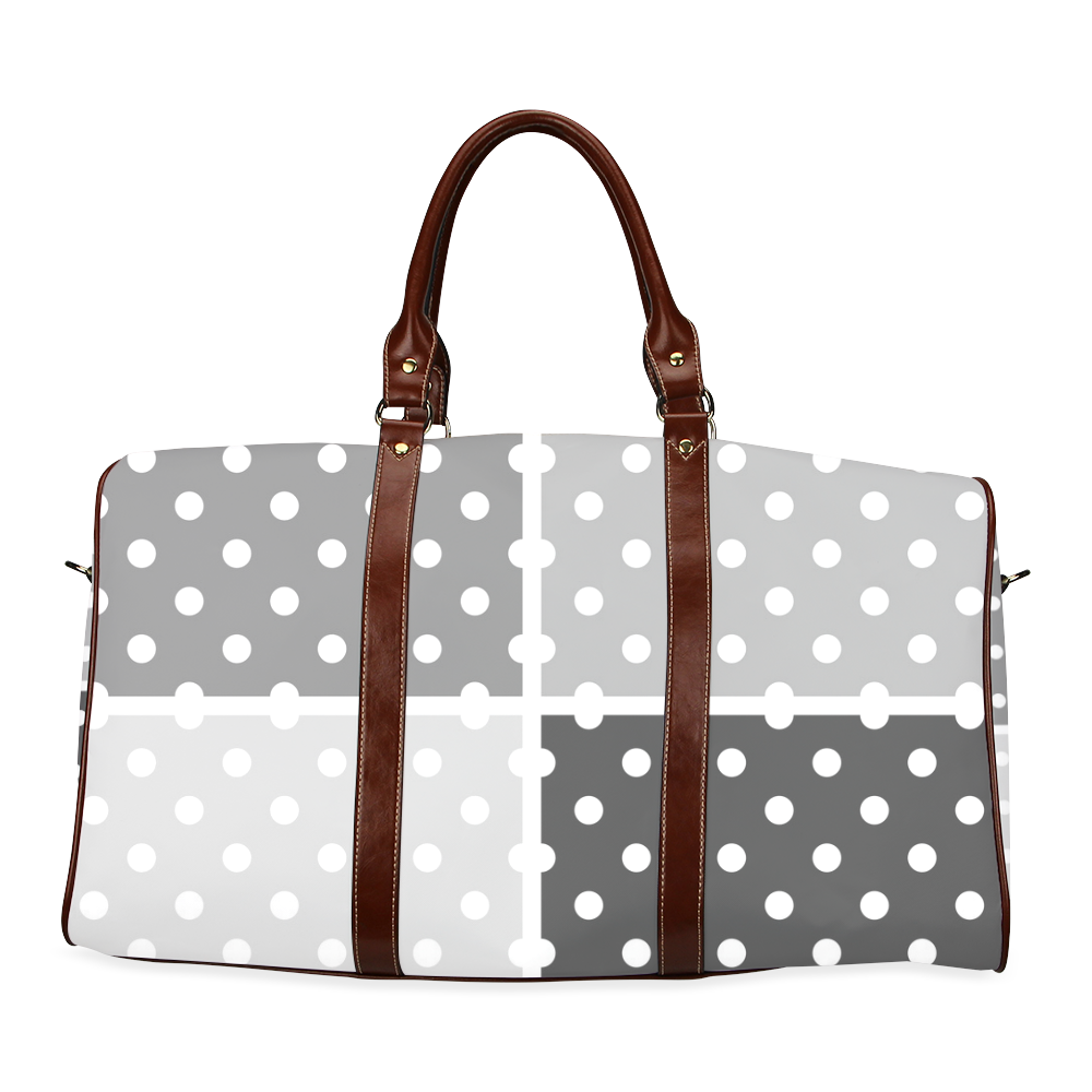 Vintage designers Original bag : pink fresh vintage Dots edition Waterproof Travel Bag/Large (Model 1639)