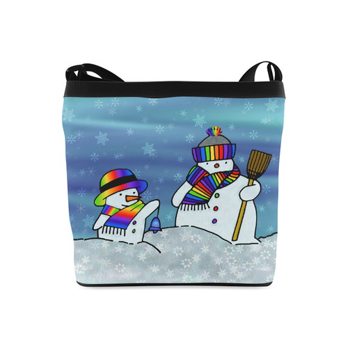I love winter! Crossbody Bags (Model 1613)