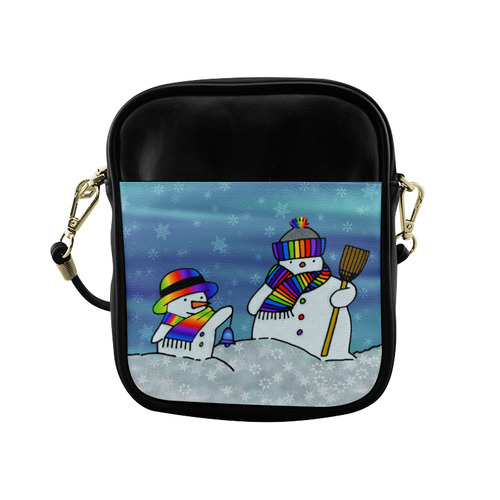 I love winter! Sling Bag (Model 1627)
