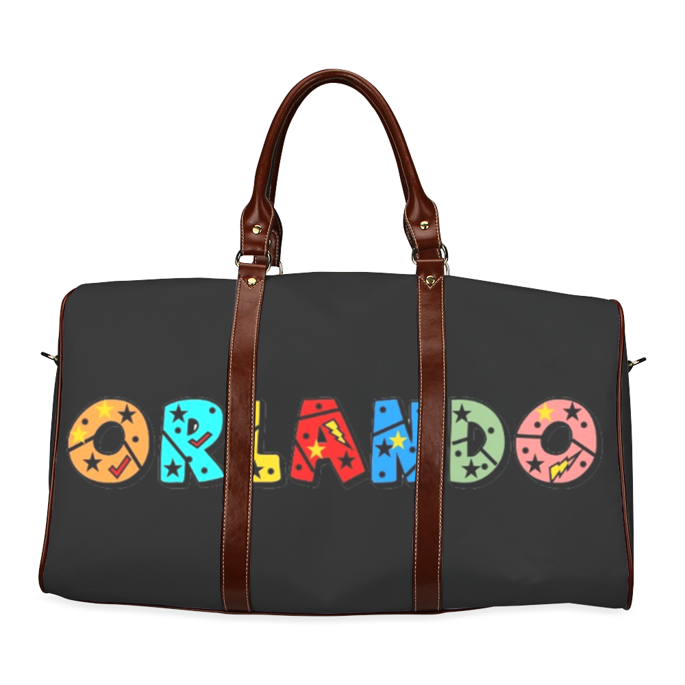 Orlando by Popart Lover Waterproof Travel Bag/Small (Model 1639)