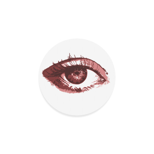 Red Eye Round Coaster