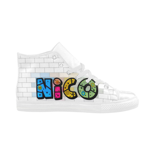 Nico by Popart Lover Aquila High Top Microfiber Leather Men's Shoes (Model 032)