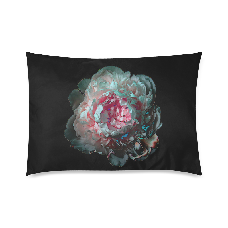 Full Bloom Custom Zippered Pillow Case 20"x30"(Twin Sides)