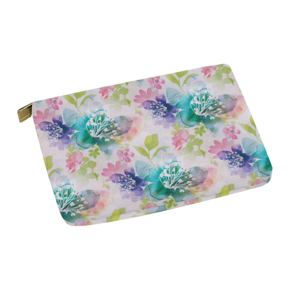 Delicate Flowers Carry-All Pouch 12.5''x8.5''