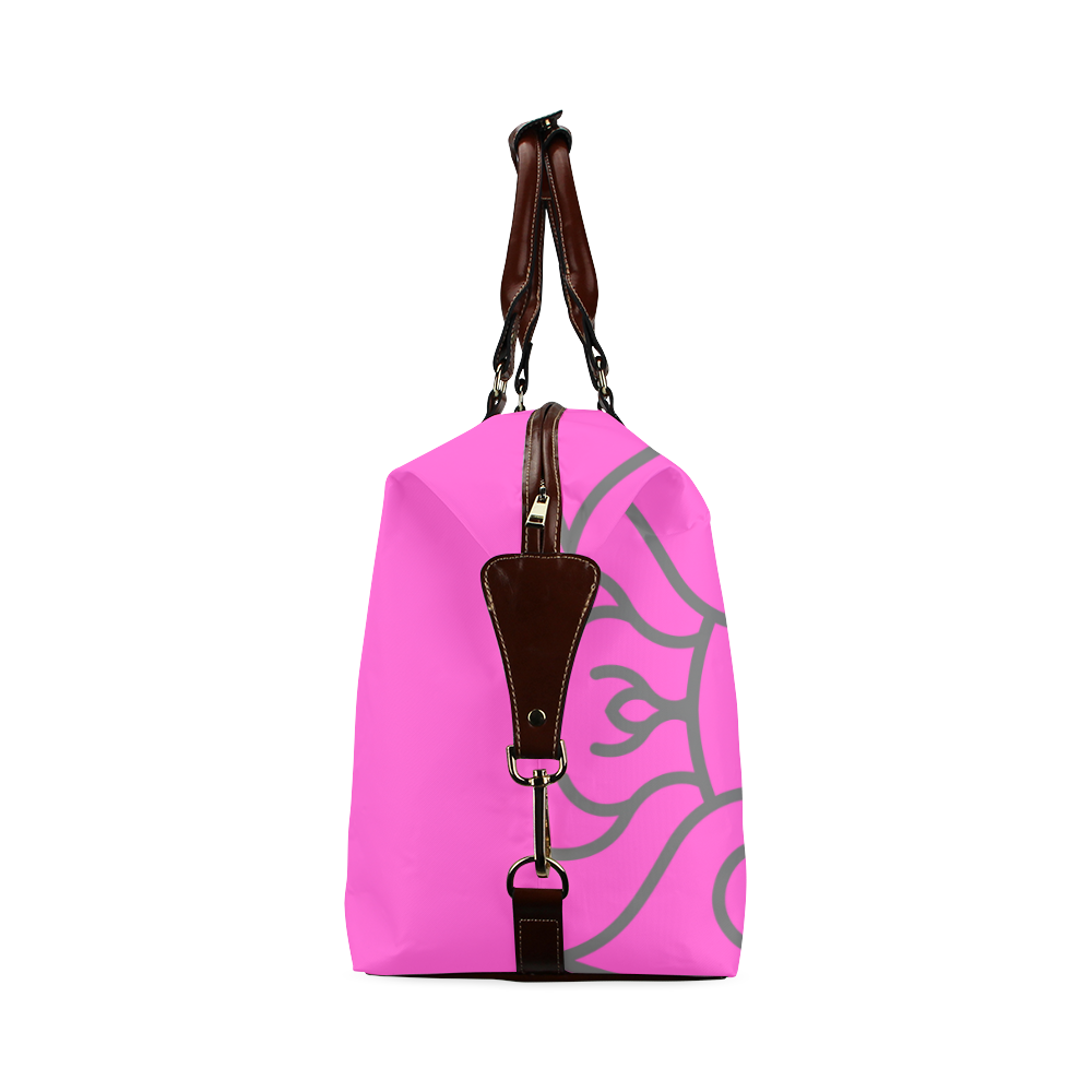 New in shop : Hand-drawn Mandala art. Pink! Classic Travel Bag (Model 1643)