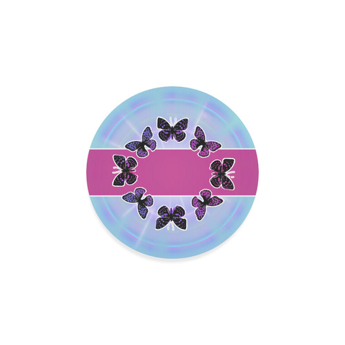 butterfly ring Round Coaster