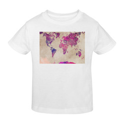 world map Sunny Youth T-shirt (Model T04)