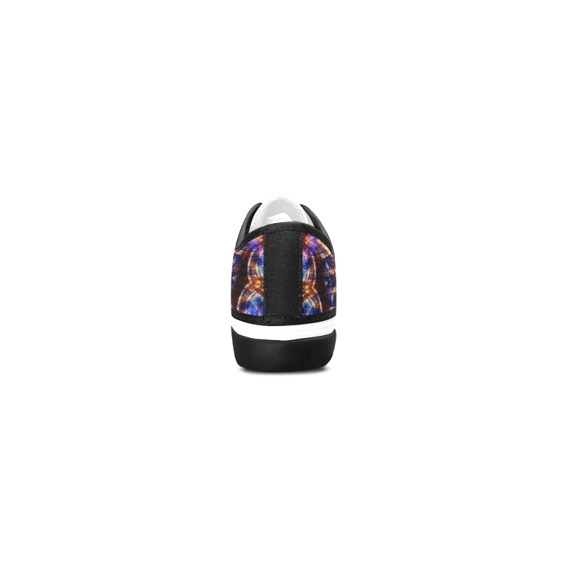 Dreamy Mandala Women's Canvas Zipper Shoes/Large Size (Model 001)