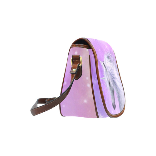pink unicorn Saddle Bag/Small (Model 1649) Full Customization