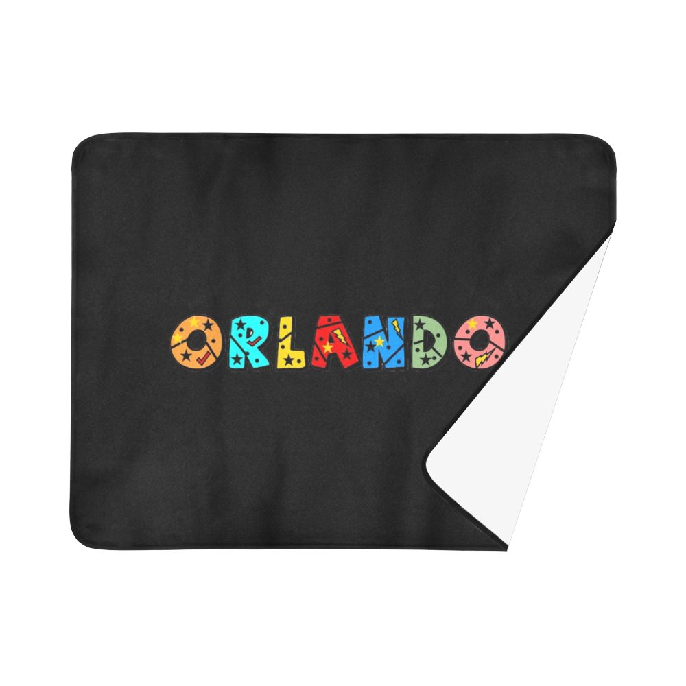 Orlando by Popart Lover Beach Mat 78"x 60"