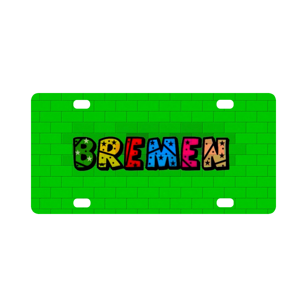 Bremen by Popart Lover Classic License Plate