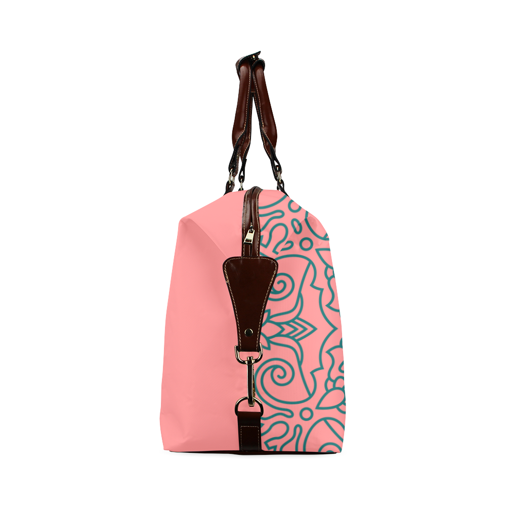 New elegant designers bag in Shop : with hand-drawn Mandala art / arrivals! Classic Travel Bag (Model 1643)