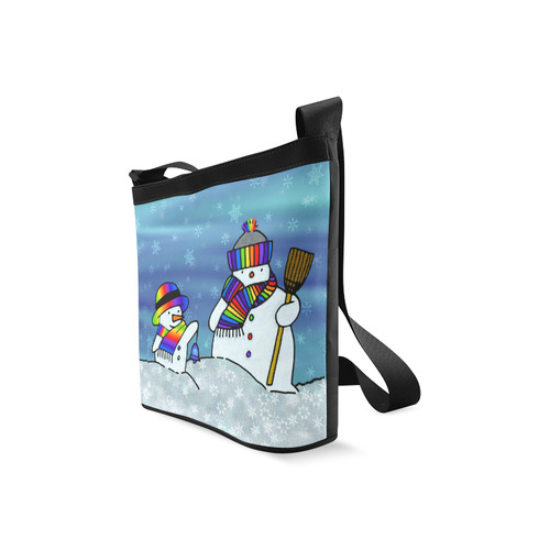 I love winter! Crossbody Bags (Model 1613)
