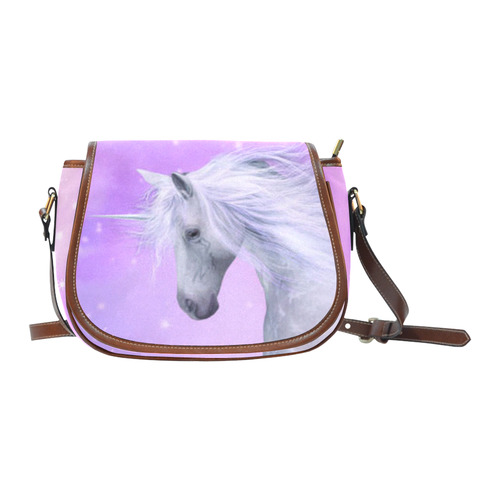 pink unicorn Saddle Bag/Large (Model 1649)