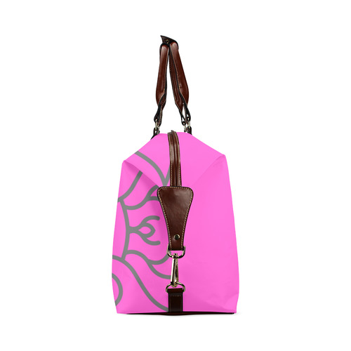 New in shop : Hand-drawn Mandala art. Pink! Classic Travel Bag (Model 1643)