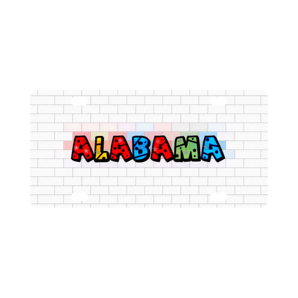 Alabama by Popart Lover Classic License Plate