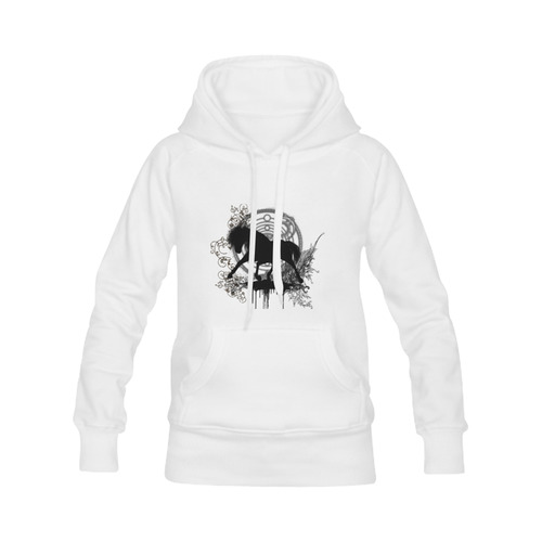 Black horse silhouette Men's Classic Hoodie (Remake) (Model H10)