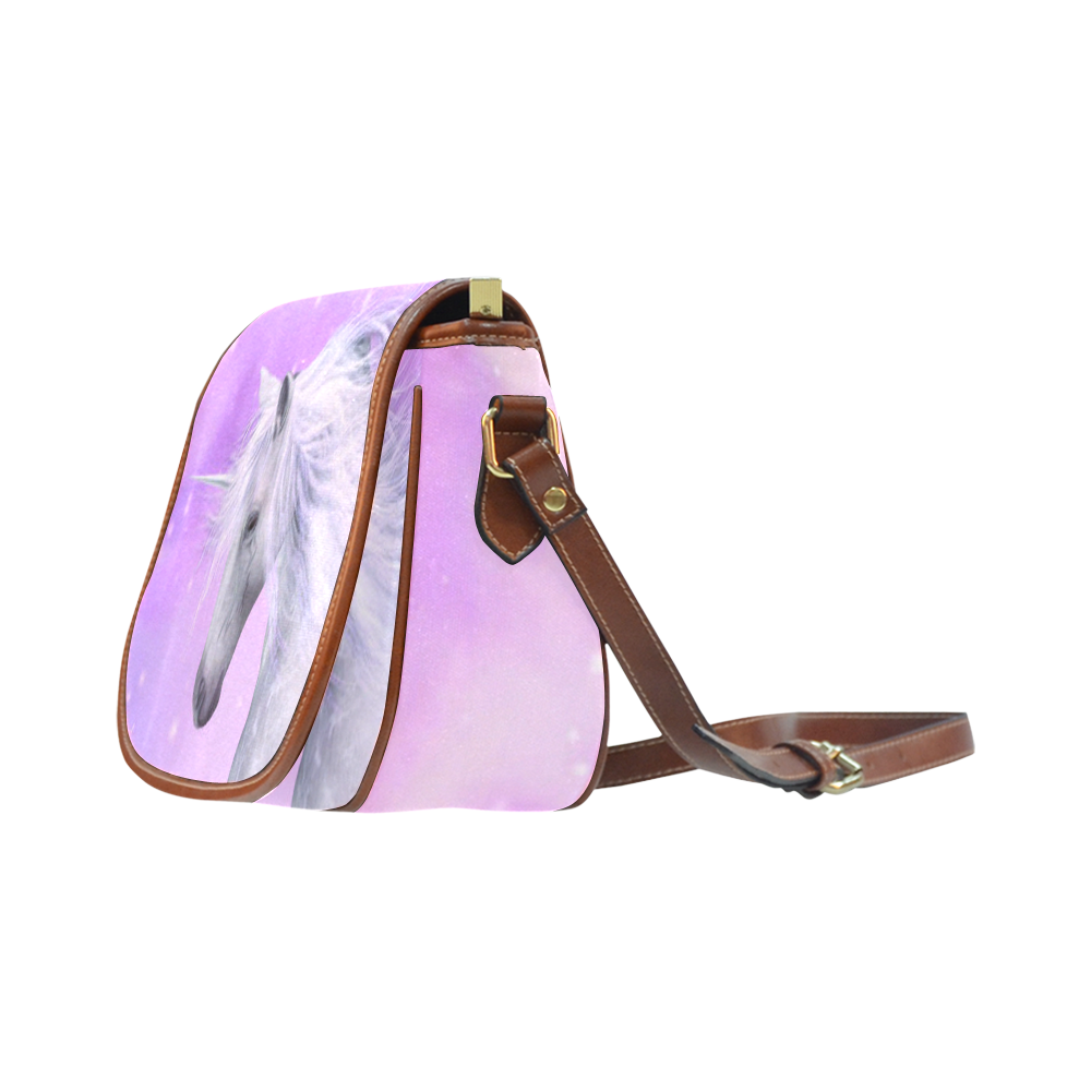 pink unicorn Saddle Bag/Large (Model 1649)