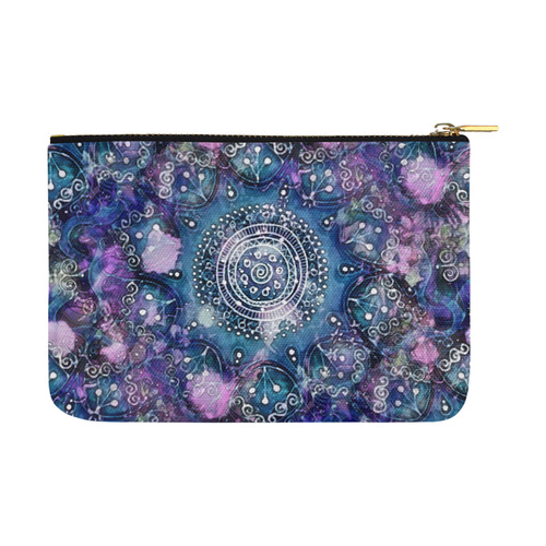 Blue Mandala Day Dream Carry-All Pouch 12.5''x8.5''