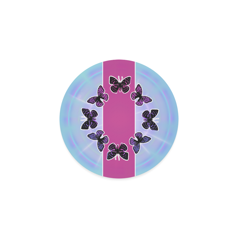 butterfly ring Round Coaster