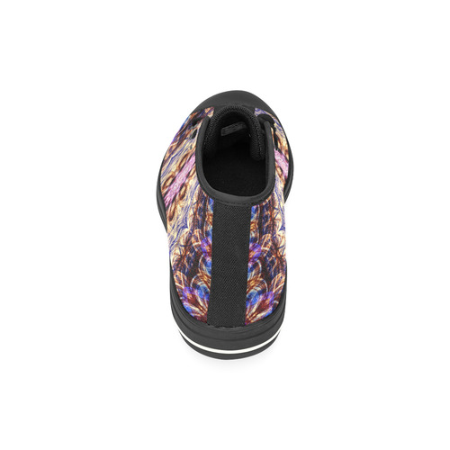 Dreamy Mandala High Top Canvas Women's Shoes/Large Size (Model 017)