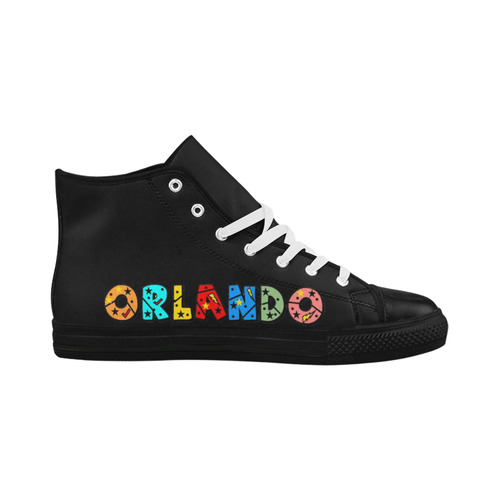 Orlando by Popart Lover Aquila High Top Microfiber Leather Men's Shoes/Large Size (Model 032)