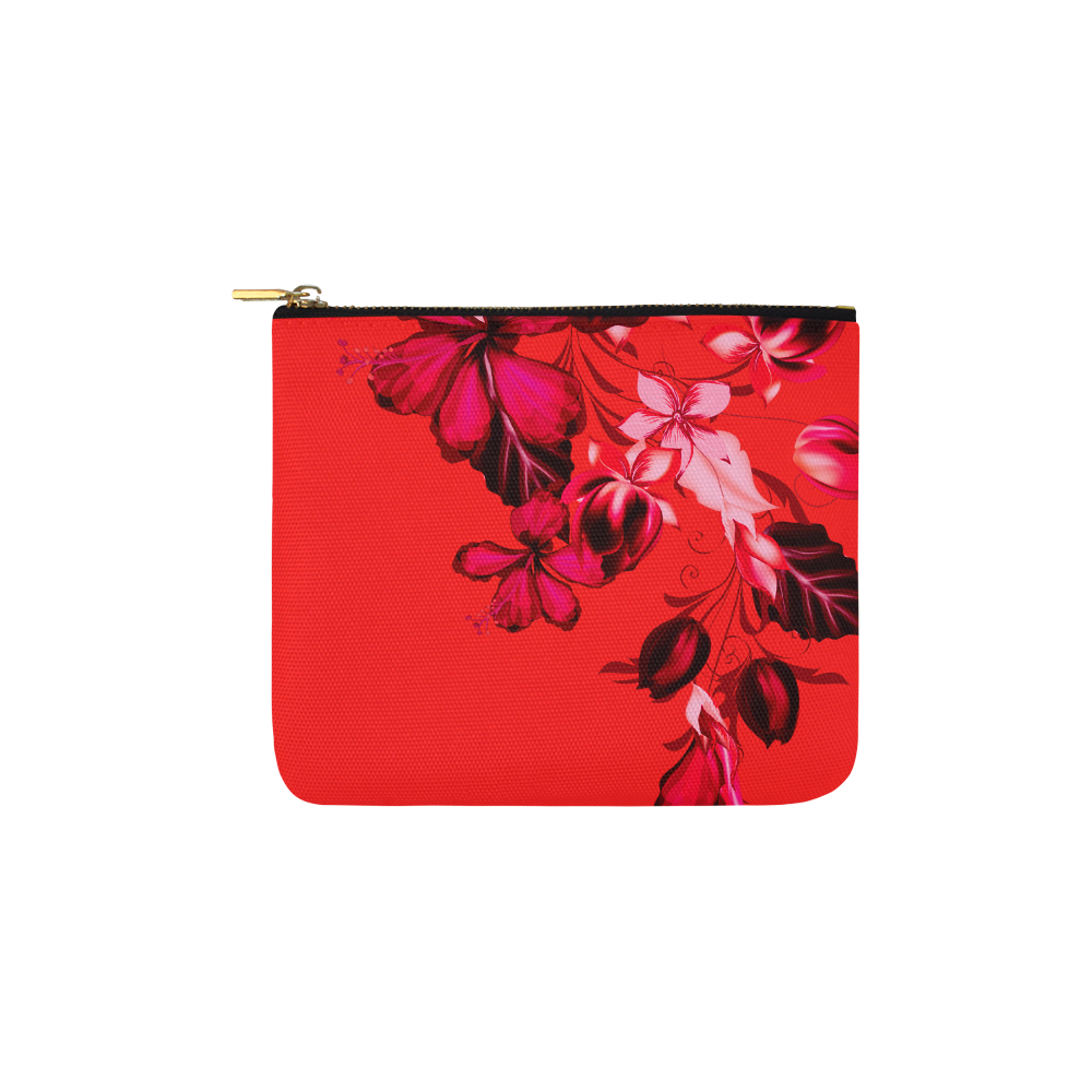 Luxury vintage hand-drawn Ornamental bag. Red fashion edition Carry-All Pouch 6''x5''