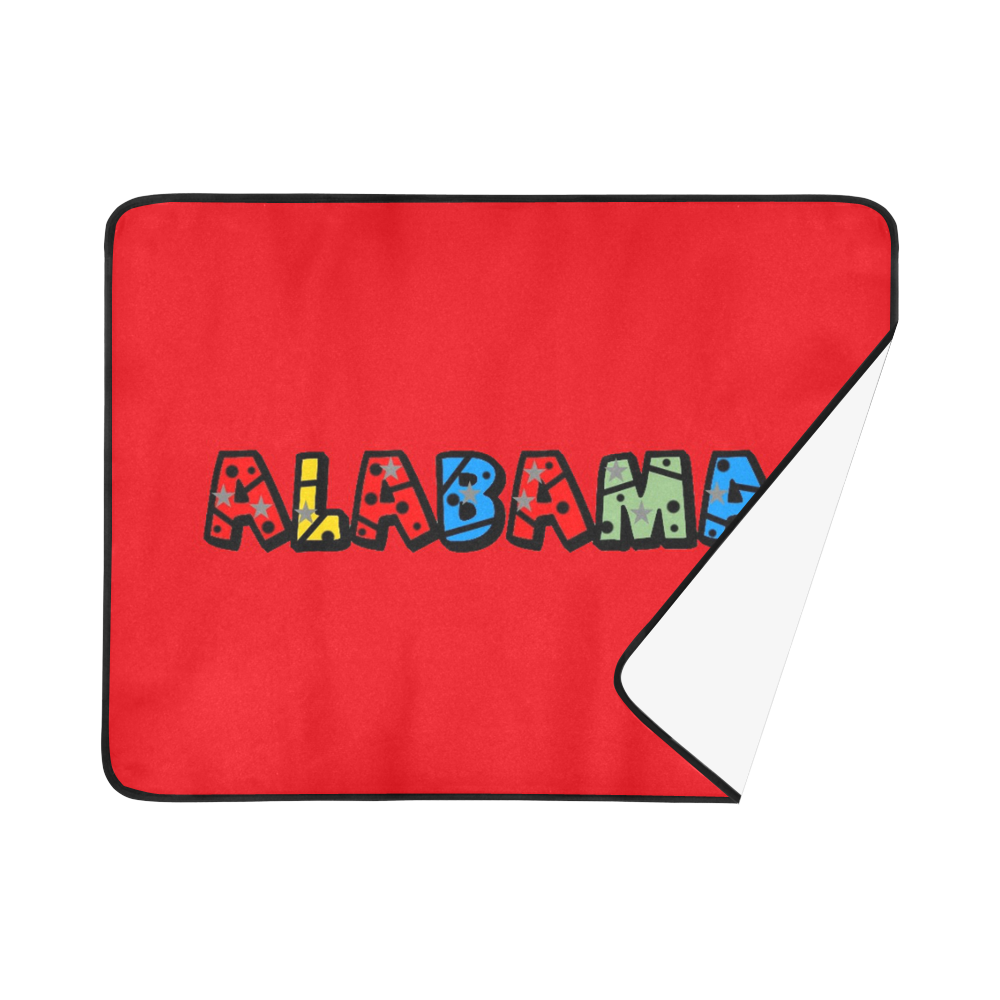 Alabama by Popart Lover Beach Mat 78"x 60"
