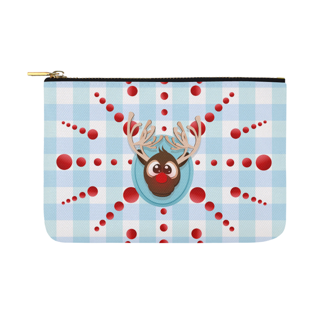 Rudolph the Red Nose Reindeer v1 Carry-All Pouch 12.5''x8.5''