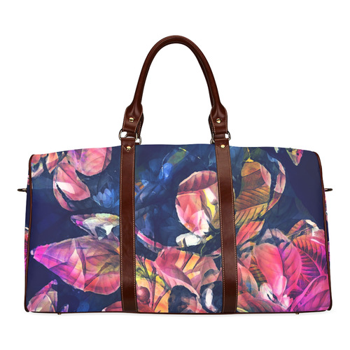 Floral and Geometric Dance - 03 New Waterproof Travel Bag/Large (Model 1639)