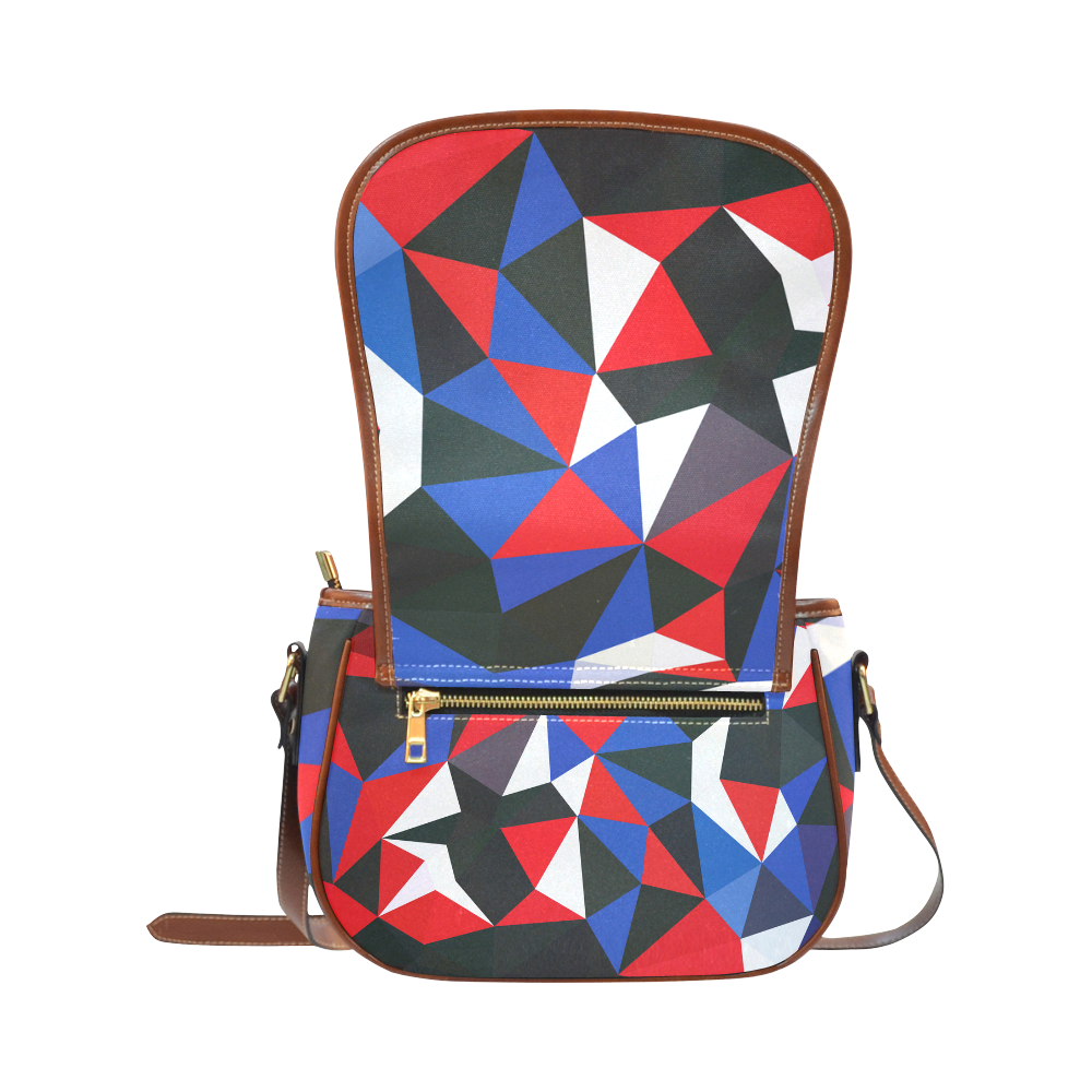 New arrival in shop : Original triangle designers bag edition. New in shop! Saddle Bag/Small (Model 1649) Full Customization
