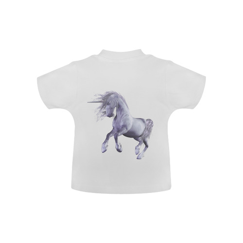 A dreamlike unicorn wades through the water Baby Classic T-Shirt (Model T30)