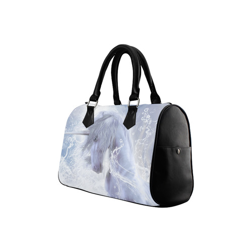 A dreamlike unicorn wades through the water Boston Handbag (Model 1621)