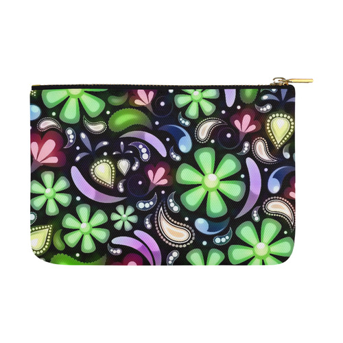 floral pattern 1116 C Carry-All Pouch 12.5''x8.5''