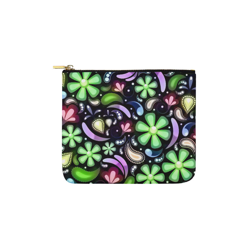 floral pattern 1116 C Carry-All Pouch 6''x5''